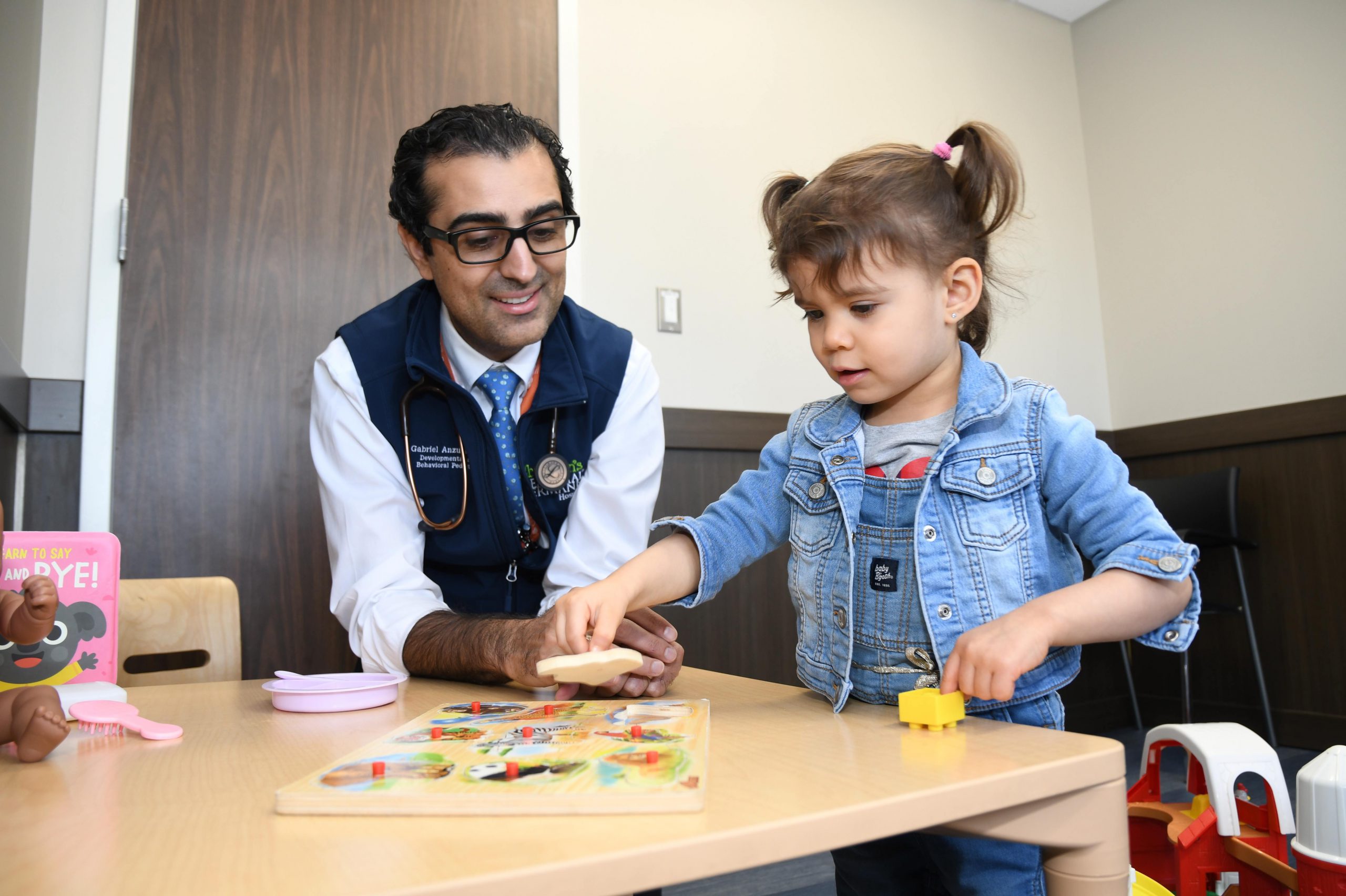 Dr. Anzueto and patient